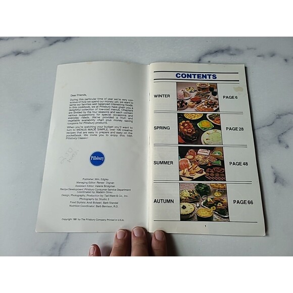 Pillsbury Menus Made Simple Cookbook - Picture 2 of 10